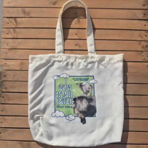 Goat Yoga Canvas Bag