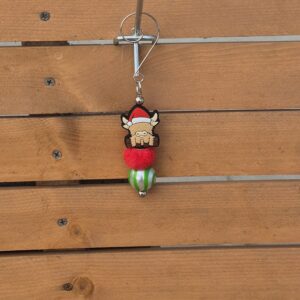 Highland Cow non-clip keychain