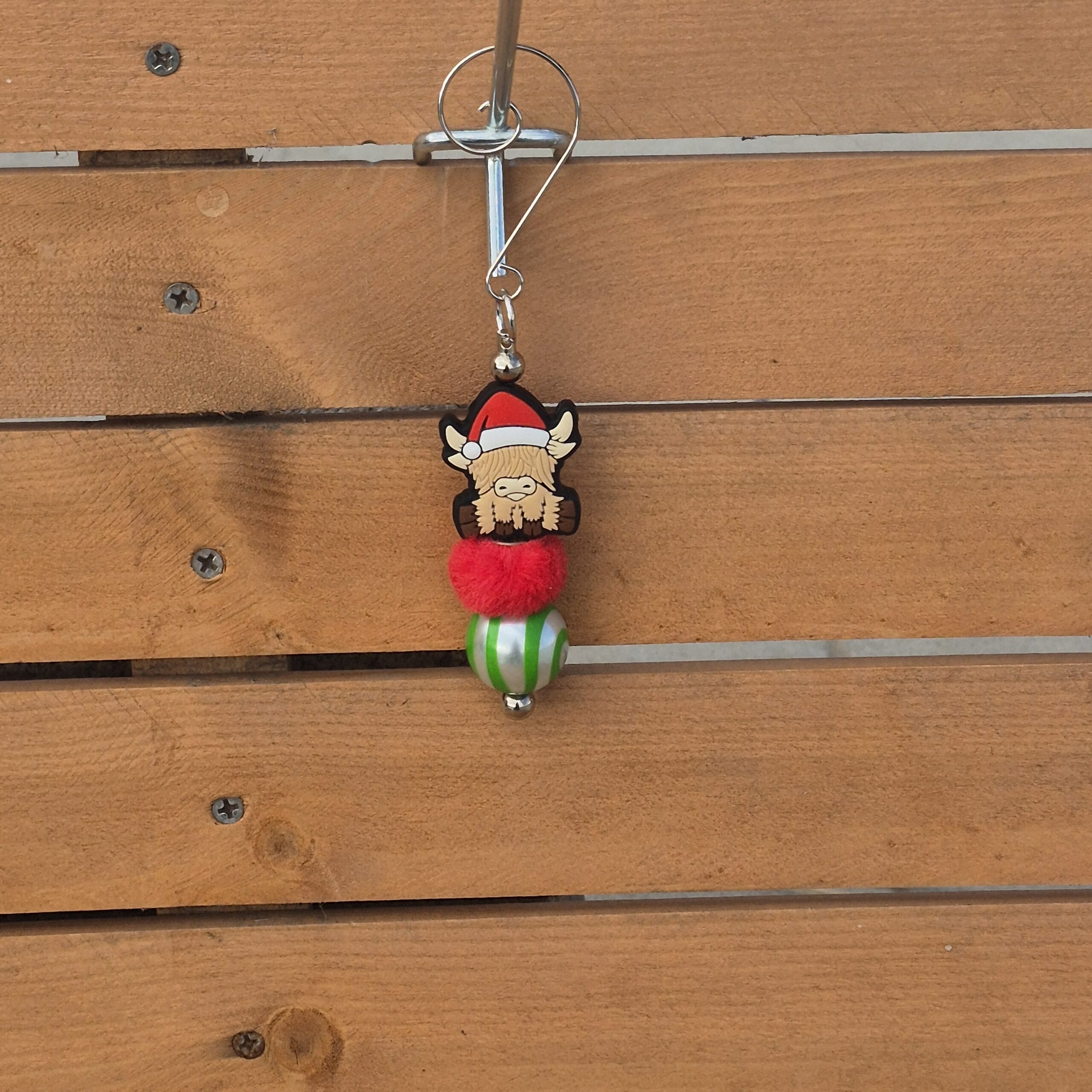 Highland Cow non-clip keychain