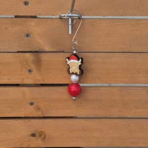 Highland Cow non-clip keychain