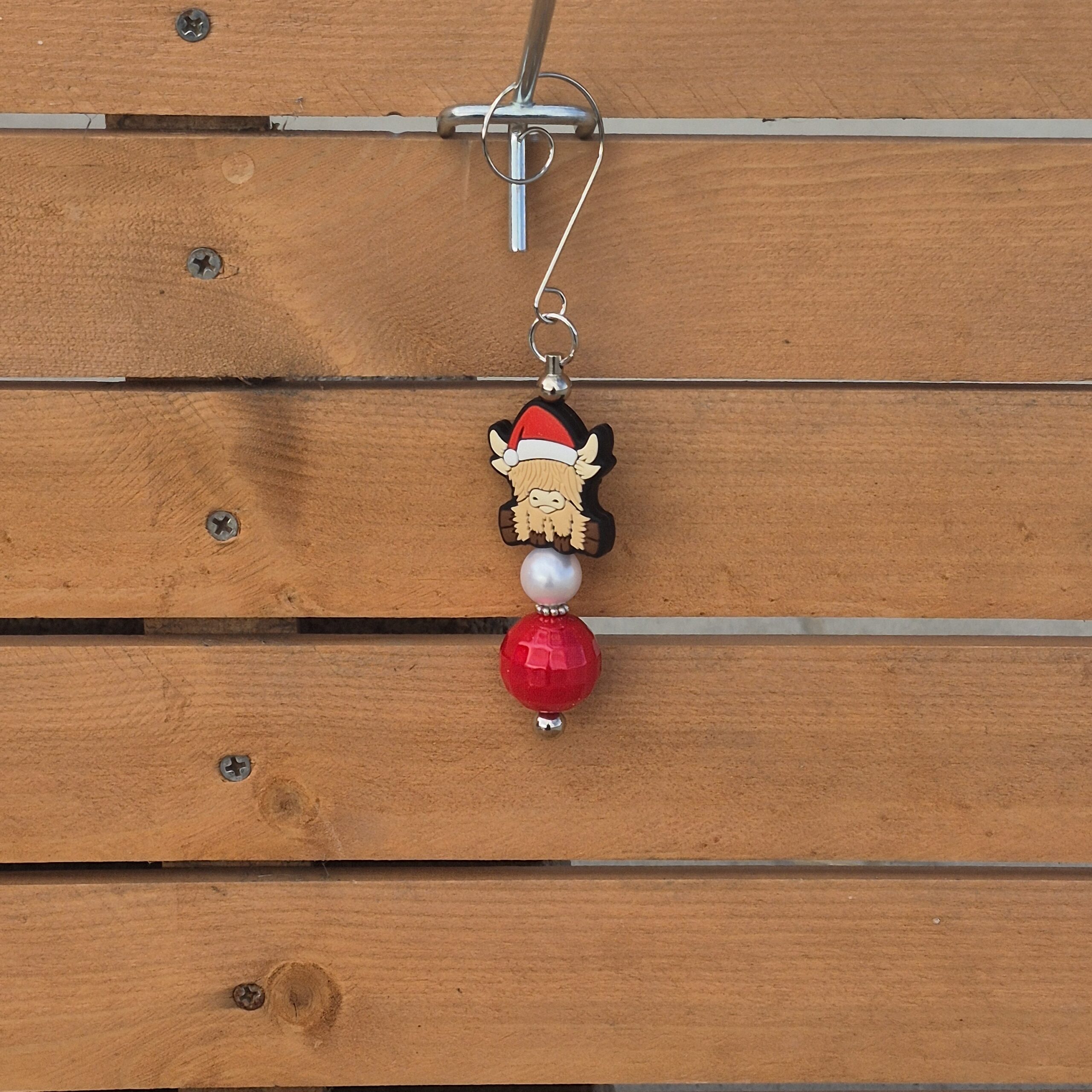 Highland Cow non-clip keychain